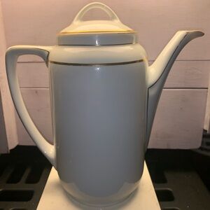 Antique KPM Germany Porcelain 9.5” Chocolate Pot Numbered